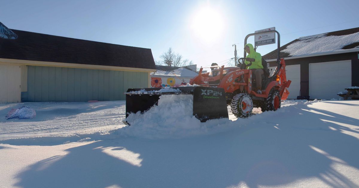 When To Use Low Profile Snow Pushers for Compact Jobs